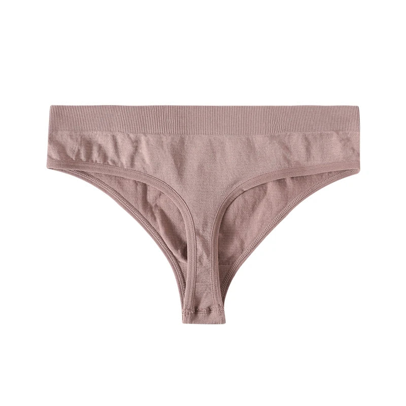 10Pcs/Set Seamless Thongs G-String Women Panties Sexy Underwear Female Underpants Sexy Lingerie Low Waist Sport Bottoms M-XL