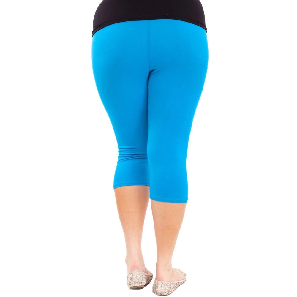 2020 Hot Sale Plus Size Women Leggings Casual Solid Spring Summer Modal Leggings Cotton Elastic Waist Stretch Pants Dropshipping