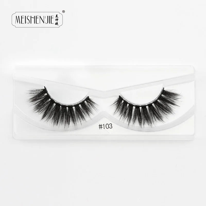 Wholesale Mink Eyelashes 4/10/30/100pcs 3d Mink Lashes Natural fake Eyelashes messy false Eye lashes Makeup False Lashes In Bulk