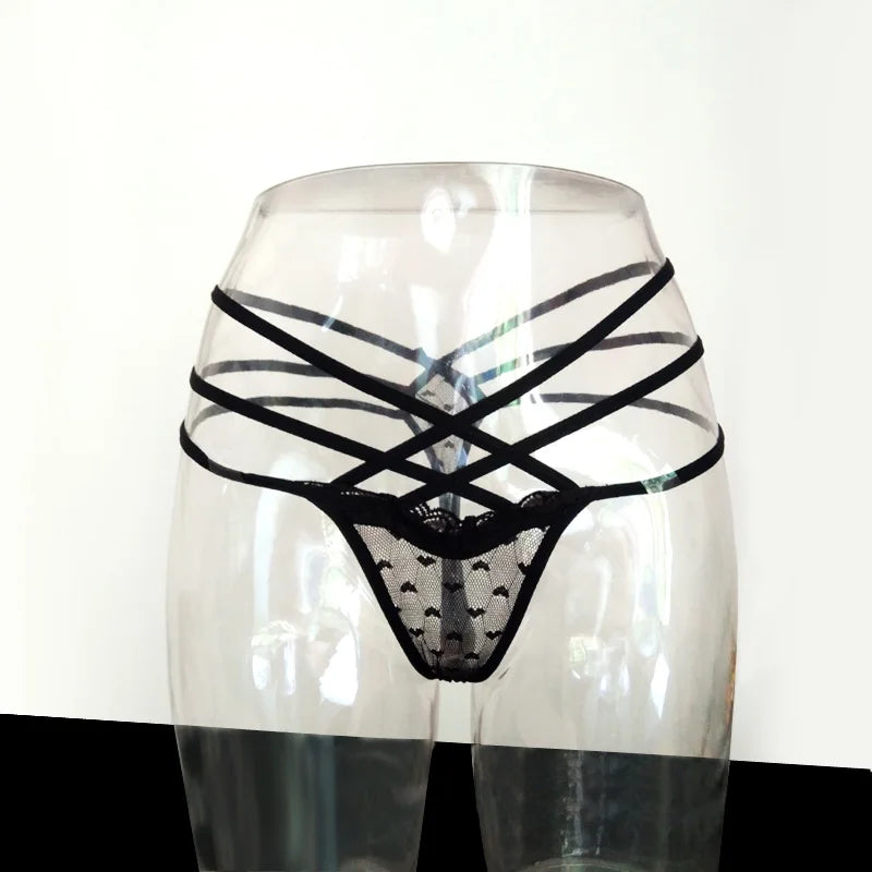 Hot Panties For Woman Underwear Sexy Lace G-string Thongs Female Panty Hollow Transparent Briefs Lingerie Sexy Underwear Women