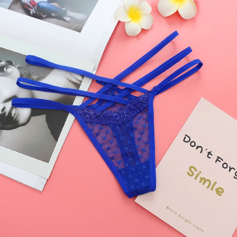 Hot Panties For Woman Underwear Sexy Lace G-string Thongs Female Panty Hollow Transparent Briefs Lingerie Sexy Underwear Women