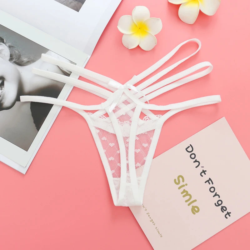 Hot Panties For Woman Underwear Sexy Lace G-string Thongs Female Panty Hollow Transparent Briefs Lingerie Sexy Underwear Women