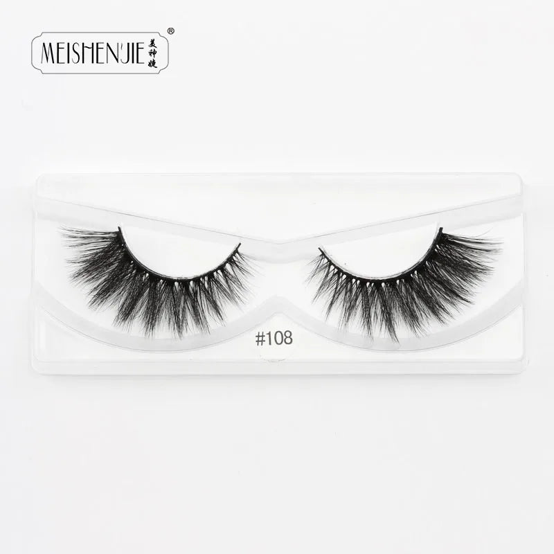 Wholesale Mink Eyelashes 4/10/30/100pcs 3d Mink Lashes Natural fake Eyelashes messy false Eye lashes Makeup False Lashes In Bulk