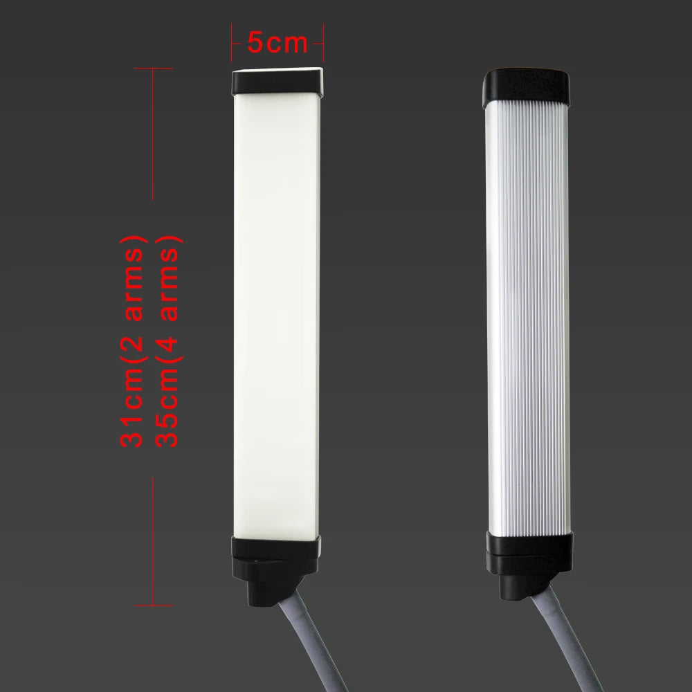 360° LED Light Double-Arm Fill Light  50W/80W 3000-6000K Photography Studio Kit Adjustable Light Suit for YouTube Makeup Video