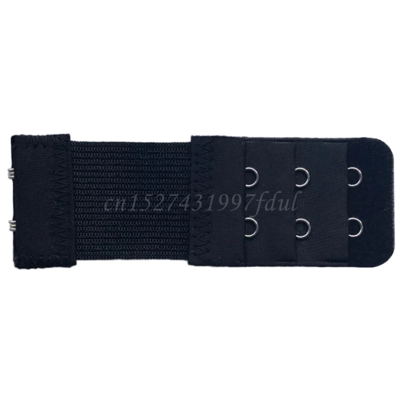 Women 2 Hook Bra Extender Elastic Underwear Extension Strap Clip Expander Buckle