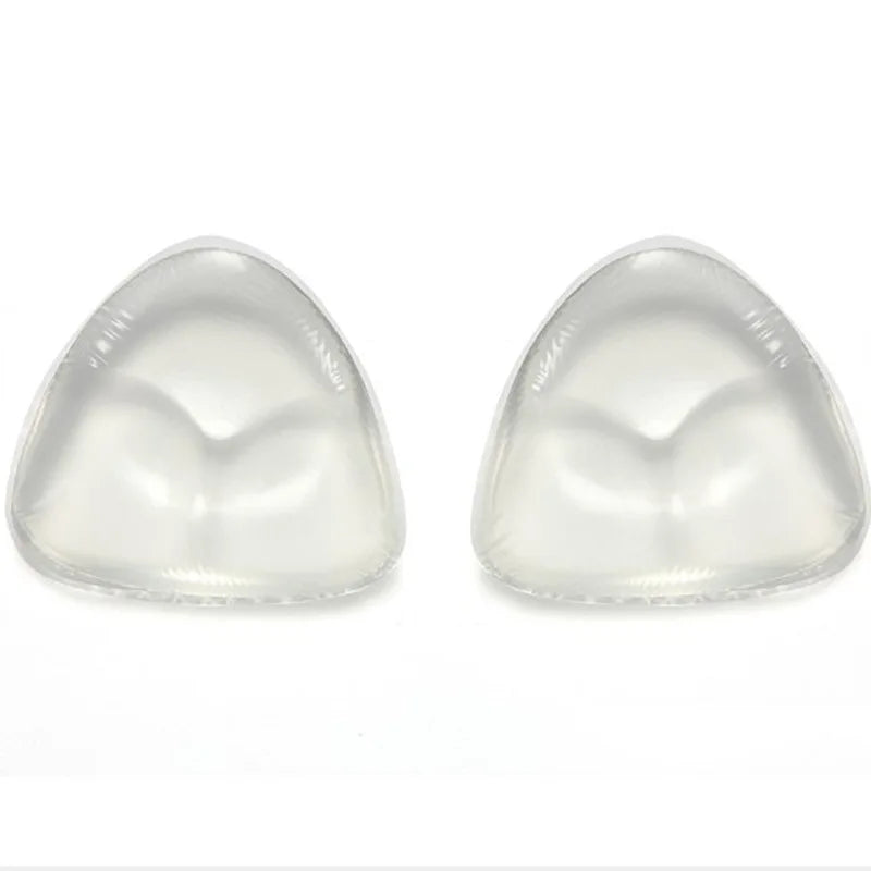 1 Pair Silicone Chest Stickers Bikini Push Up Sponge Bra Pad Breathable Insert Silicone Pads for Swimsuit Padding Accessories