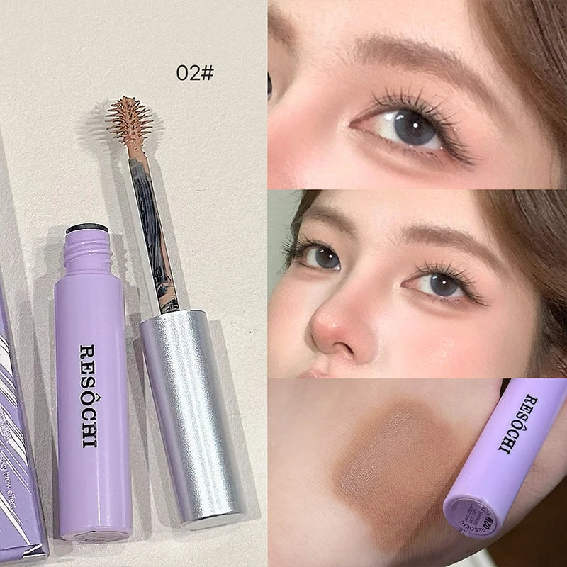 Mist Almond Natural Eyebrow Enhancer Dye Gel Tint Mascara Waterproof Lasting Quick Dry Dyeing Brow Tattoo Tinted Cream Makeup