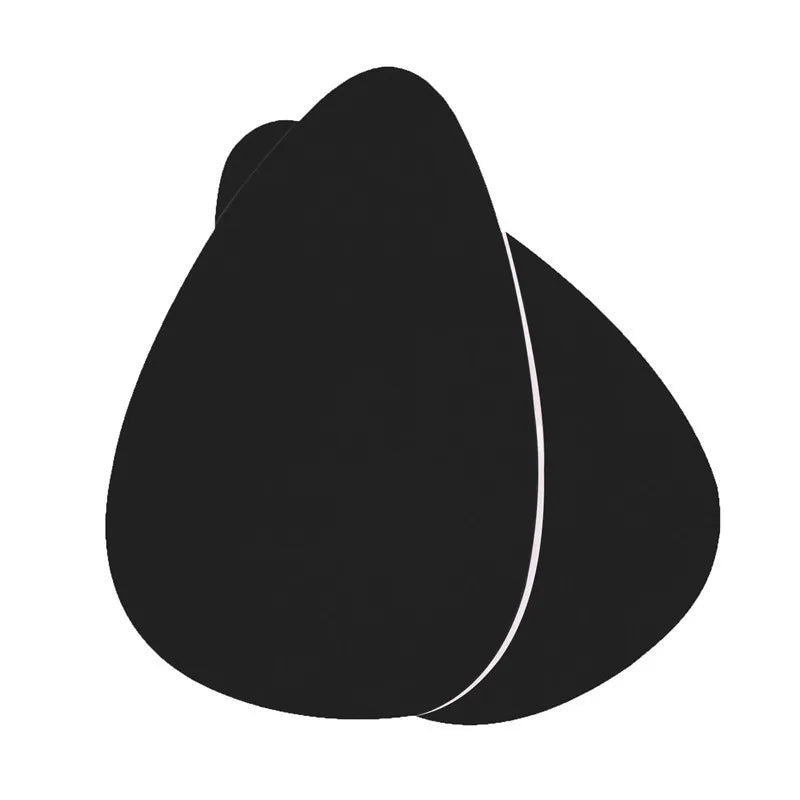 1 Pair Women Large Size Adhesive Bra Water Drop Shaped Invisible Breast Pads Silicone Lifting Nipple Cover Push Up Chest Sticker