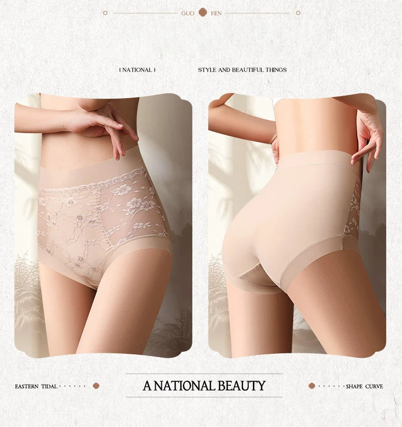 Lace High Waist Panties Woman Lifts Buttocks Fashion Belly Reducing Panties Set Pack Underwear for Women Women's Lingerie Sexy