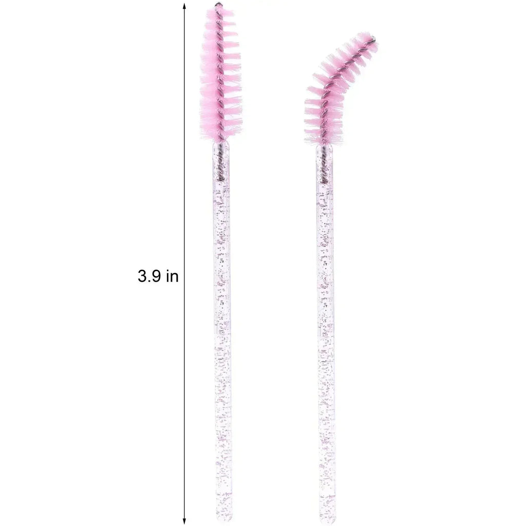 Wholesale 100/500/1000pcs Eye  Beauty Tools Disposable Mascara Wands Eyelash Brush Lash Extension Colorful  Spoolies for Eyebrow