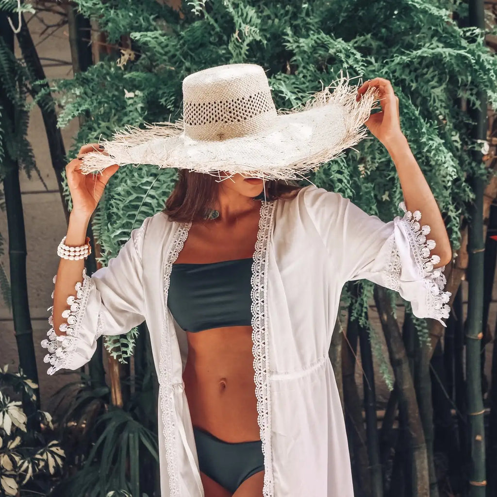 New Cover-ups Summer Women Beach Wear White Cotton Tunic Dress Bikini Bath Sarong Wrap Skirt Swimsuit Cover Up