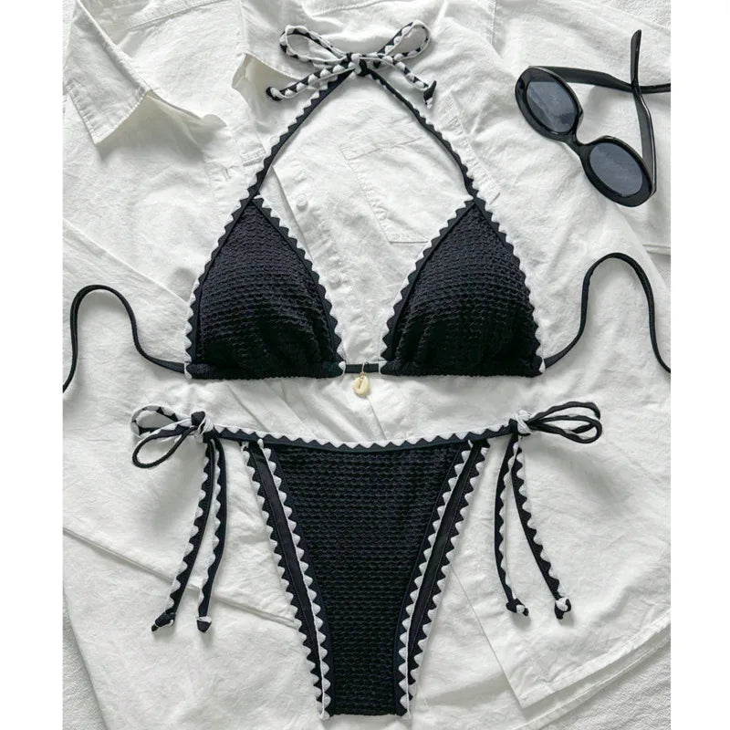 Summer Sexy Bikinis 2026 Women Swimwear Female Swimsuit For Swim Wear Bathing Suits Brazilian Bikini Set Beachwear Pool Bather