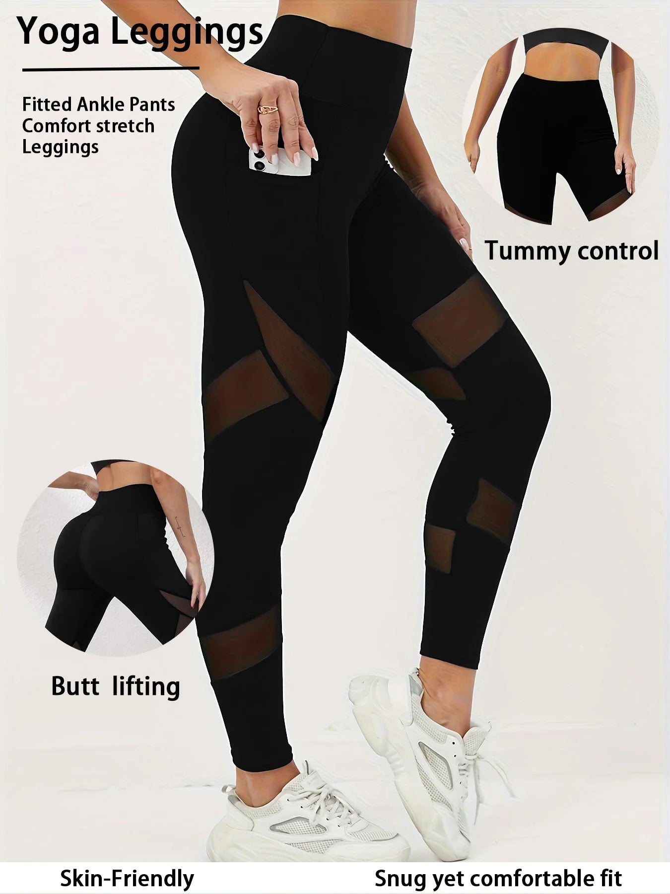 Ladies High Waist Mesh Women Leggings Fitness Breathable Push Up Leggings Women Quick Dry  Casual Leggin