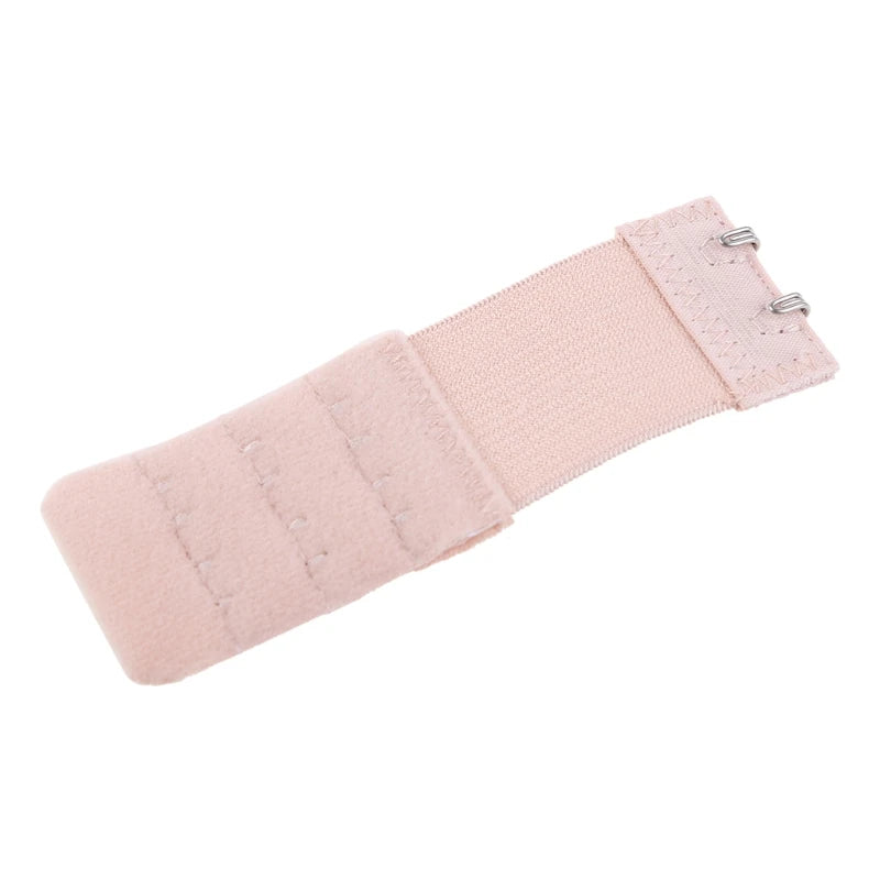 Women 2 Hook Bra Extender Elastic Underwear Extension Strap Clip Expander Buckle