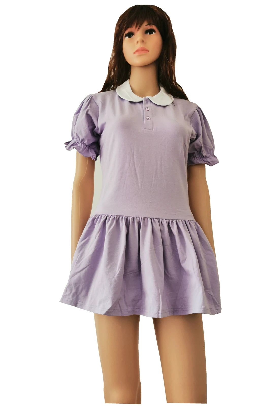 Light purple bodysuit with skirt/adult onesie/adult baby romper/abdl clothes/adult onesie dress