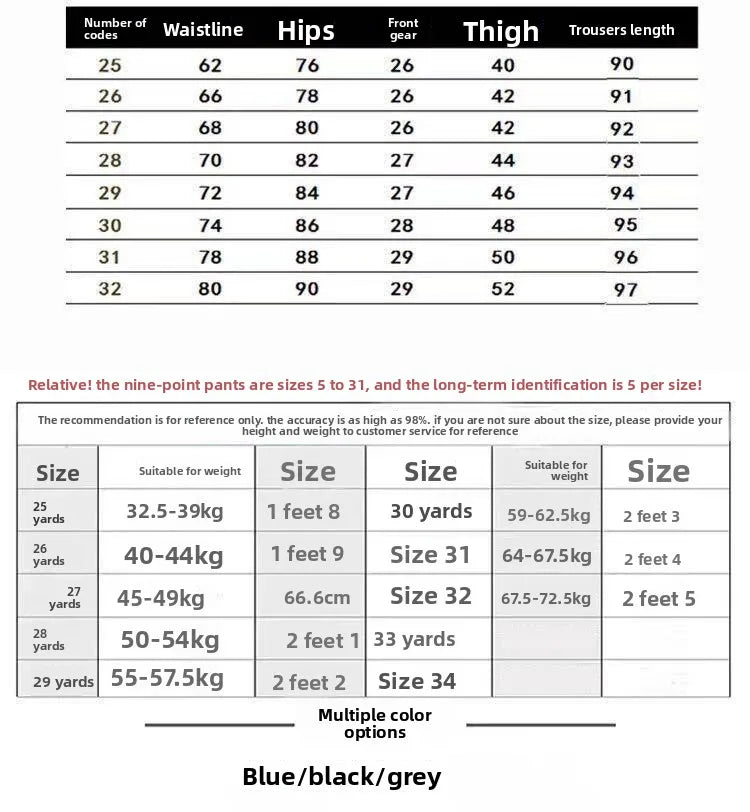 High Waist Women's Skinny Jeans Elastic e ey Slimming Versatile Long Pants Korean Sle Cotton Stretch Denim