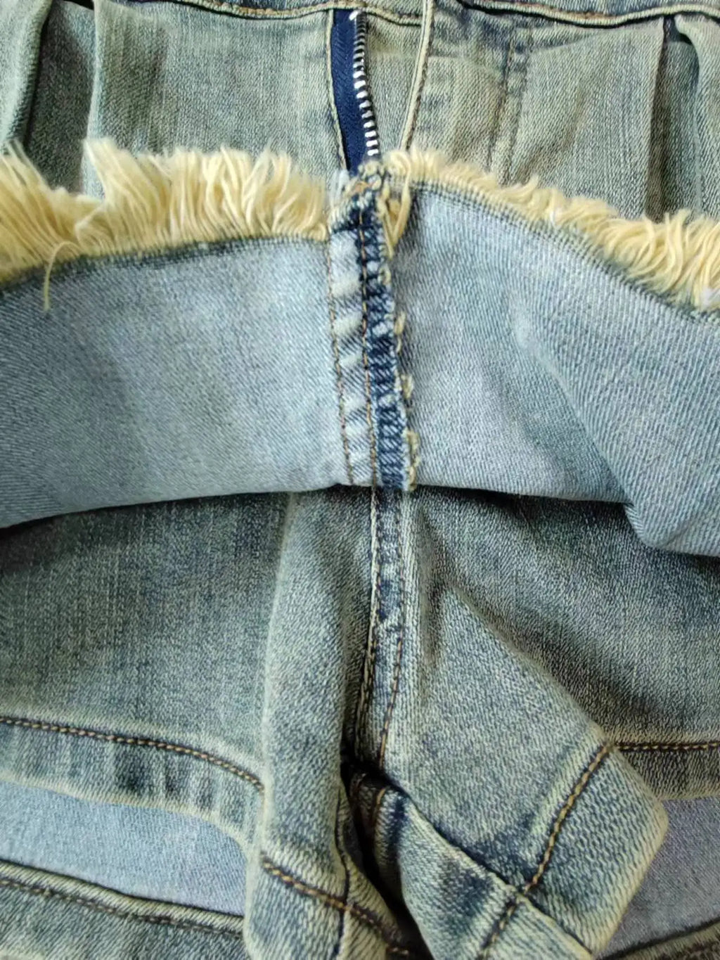 Denim Shorts Pleat Skirts Women Cargo Pant High Waist 2025 Winter Clothes Y2K Streetwear Denim Jean Short Tie Dye Pants Skort