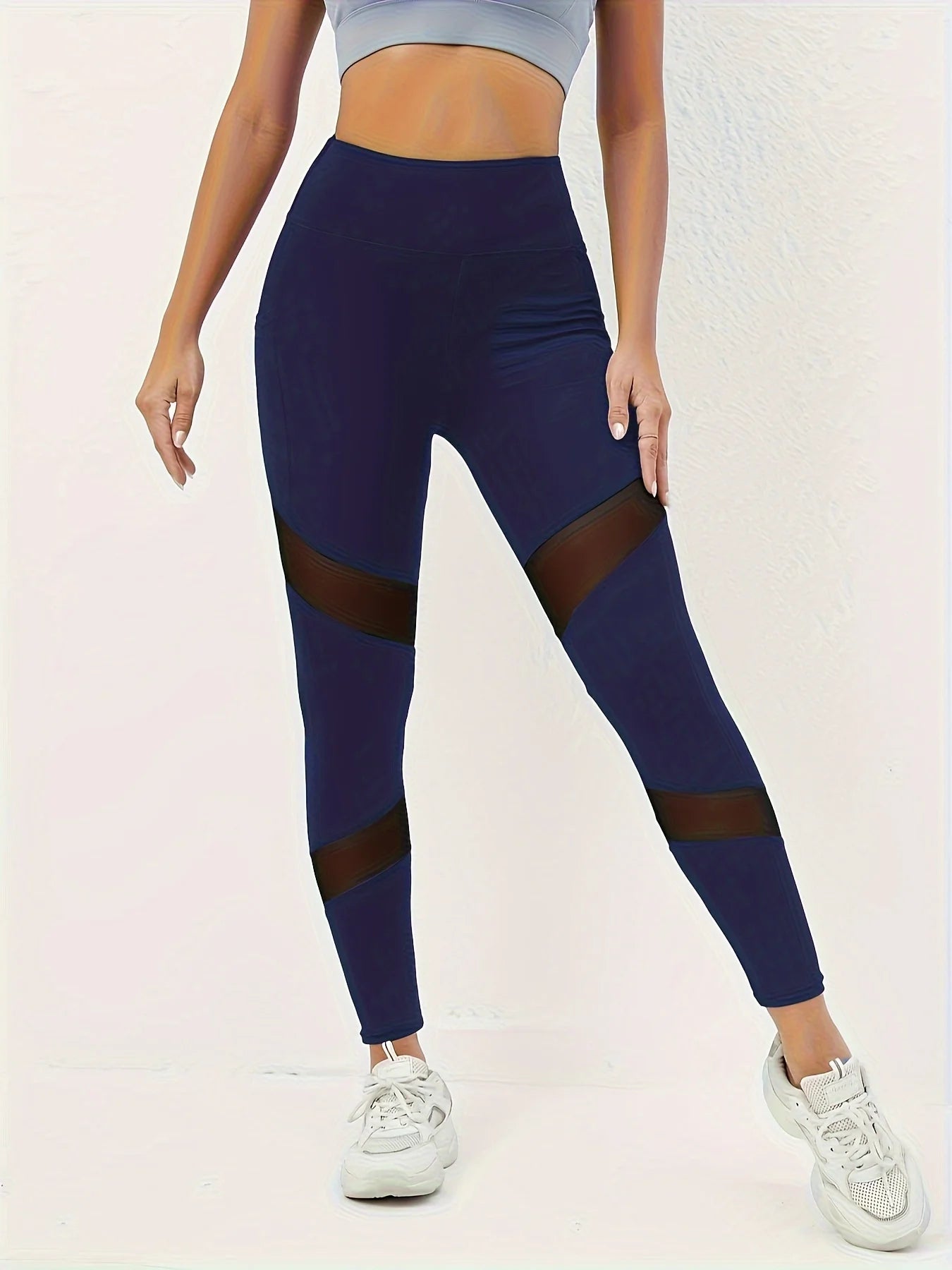 Ladies High Waist Mesh Women Leggings Fitness Breathable Push Up Leggings Women Quick Dry  Casual Leggin