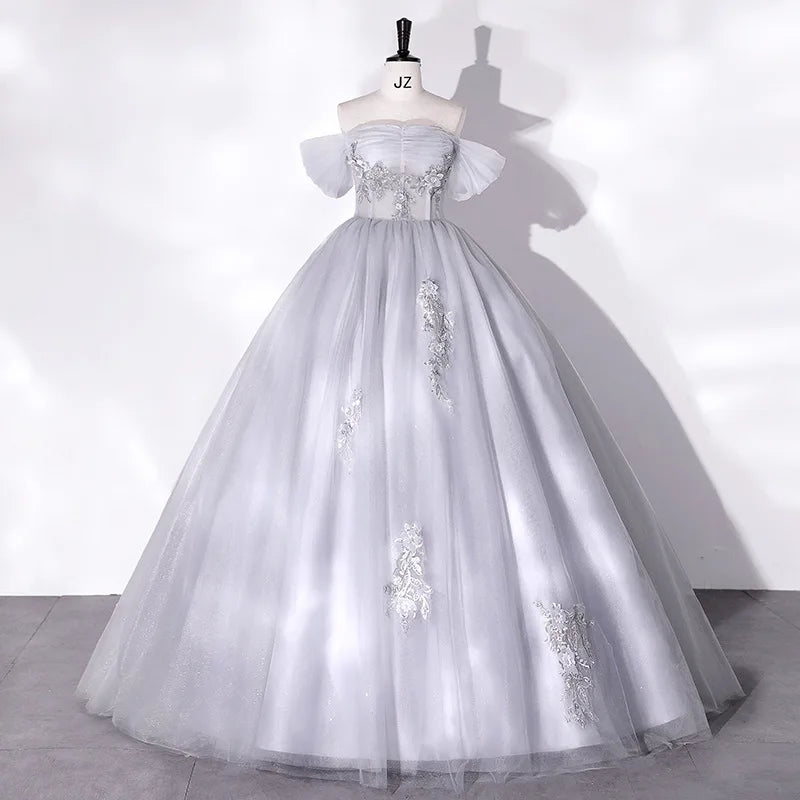 Long Wrap Pink Of Shoulder Lady Girl Women Prom Dress Party evening Dress Performance Dress Wedding Sand Bridesmaid Guest Dress