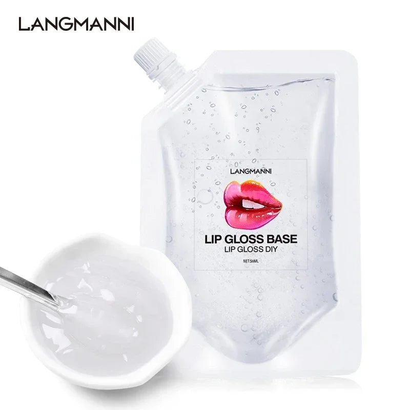 DIY Clear Lip Gloss Base Oil Non-Stick Moisturizing Lipstick Material Gel Lip Gloss Base Handmade Liquid Lipstick Makeup