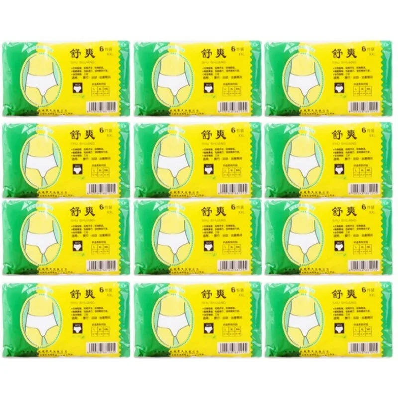 Hygienic Women's Panties Intimate Underpants Women Disposable Underwear Unisex Briefs Men Underwear Non Woven Fabric Lingerie