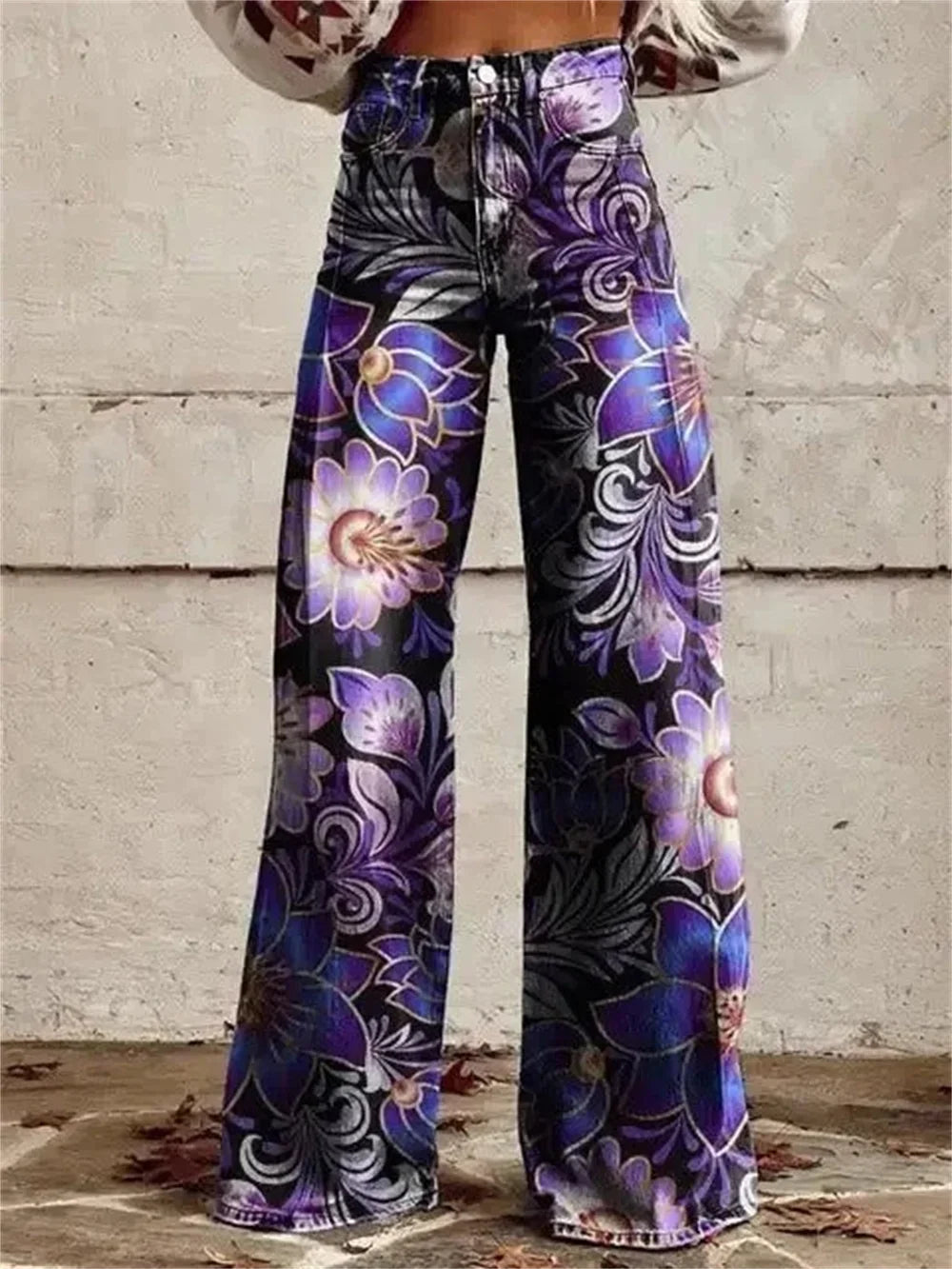 2025 Retro Fashion High Waisted Pants High Street Loose Wide Leg Denim Pants Women Harajuku Y2k Loose Jeans Women's Streetwear