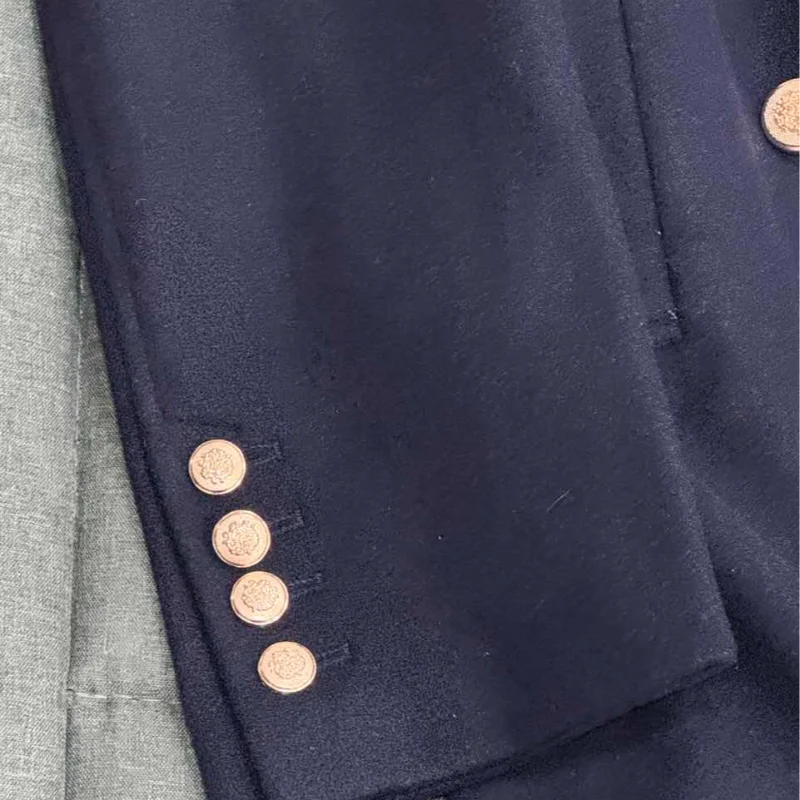 Elegant Stand Collar Long Woolen Coat Women Loose Full Sleeve Single Breast Warm Overcoat 2026 Spring Lady Outwear New