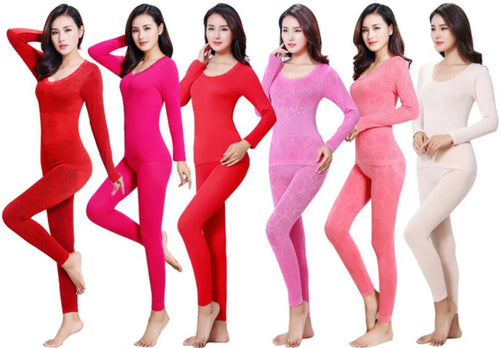 2024 Thermal Underwear Women Long clothes For Women Winter Thermal Underwear Suit Seamless Breathable Warm Thermal Clothing