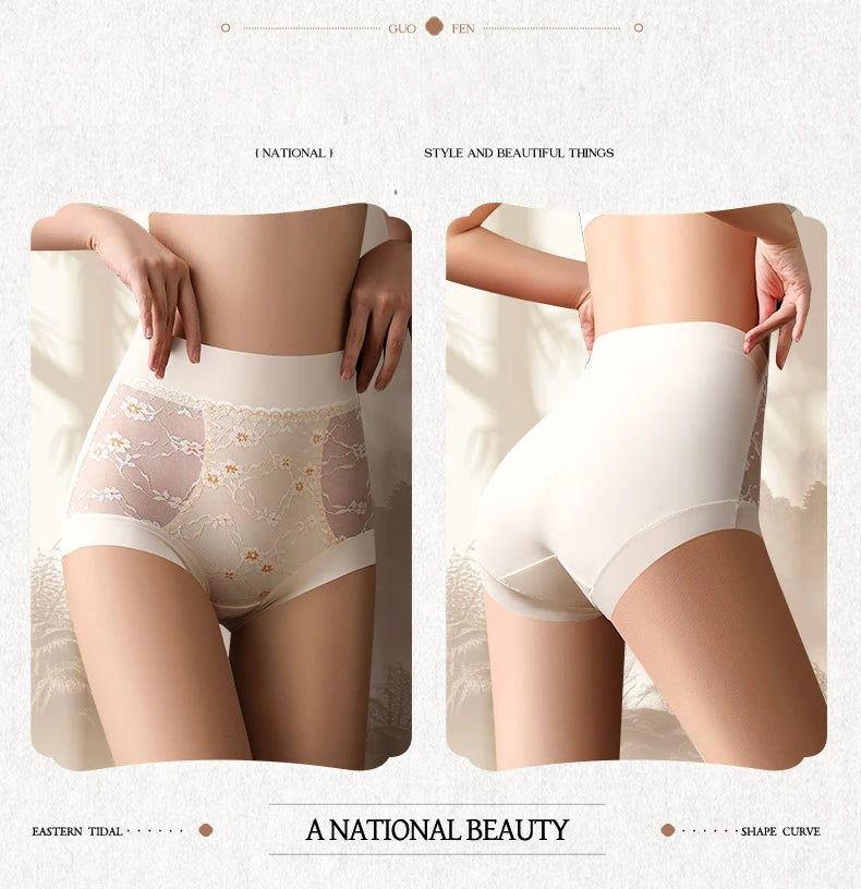 Lace High Waist Panties Woman Lifts Buttocks Fashion Belly Reducing Panties Set Pack Underwear for Women Women's Lingerie Sexy