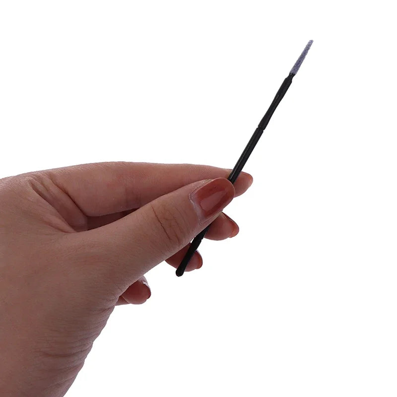 100Pcs Professional  Disposable Eyelash  Extension Micro  Brush Applicator Make  Up Mascara  Swab  Brushes Swab makeup brushes