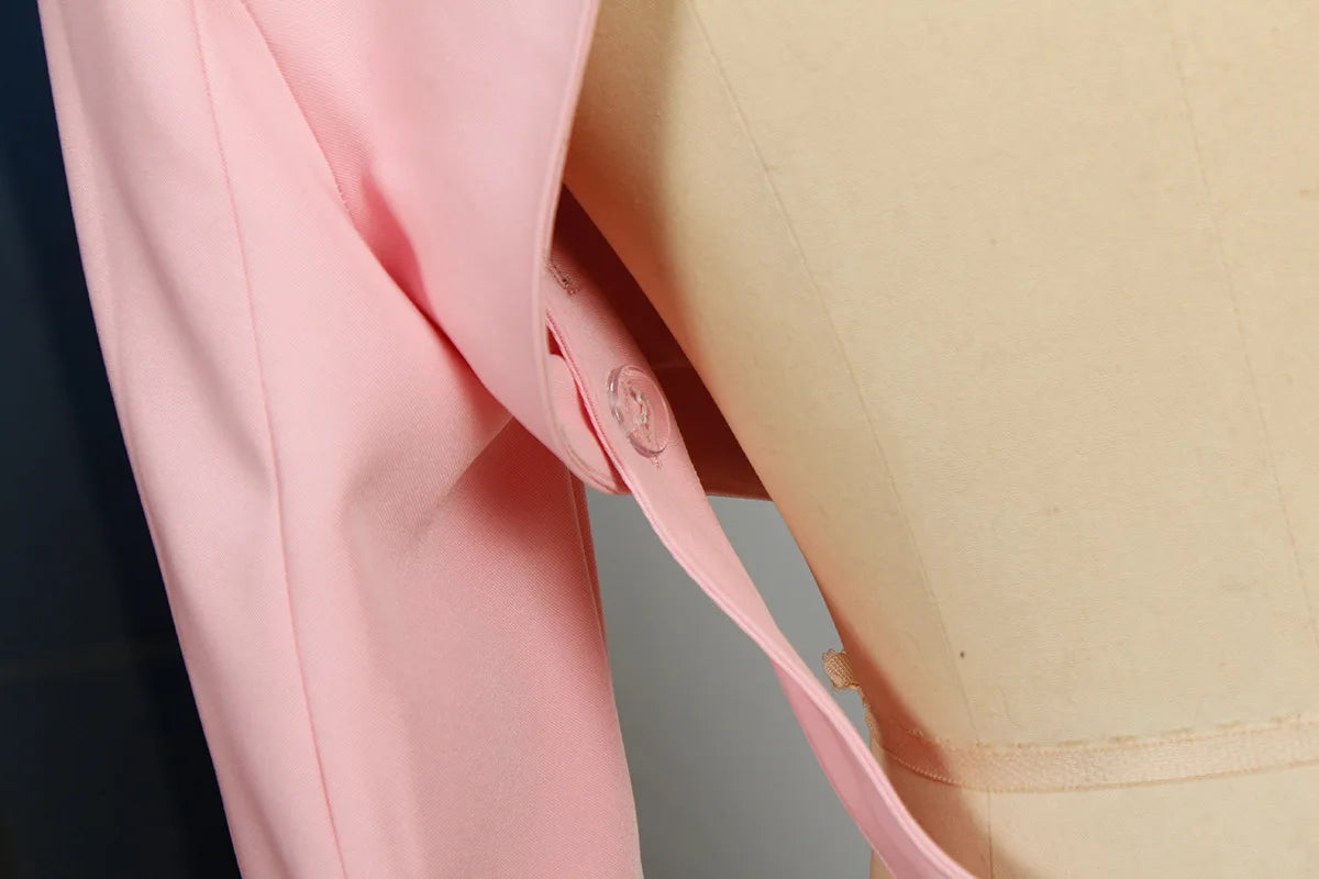 Fashion Long Sleeve  Shoulder Pads Blazer Jacket  Women Sexy Backless Crop Top Bodys Streetwear Suit Autumn Coats Traf