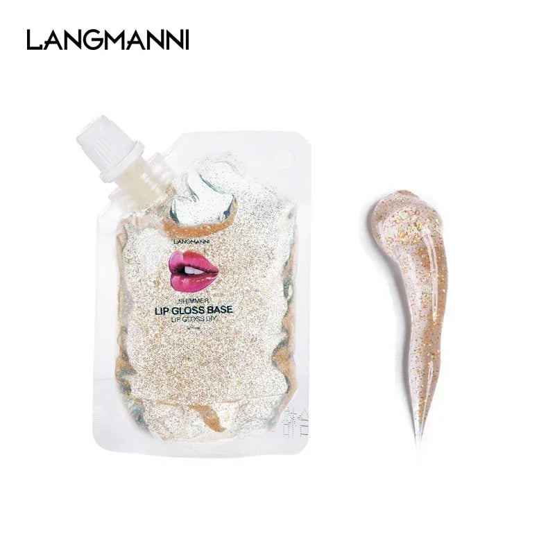 DIY Clear Lip Gloss Base Oil Non-Stick Moisturizing Lipstick Material Gel Lip Gloss Base Handmade Liquid Lipstick Makeup