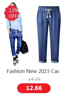 2025 thin curv wide leg Pants Vintage High Waist Jeans Women Full Length Pants Cowboy Pants Plus size Denim trousers 6XL 7XL