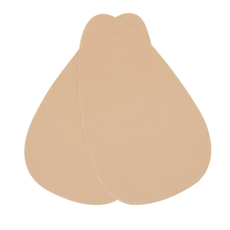 1 Pair Women Large Size Adhesive Bra Water Drop Shaped Invisible Breast Pads Silicone Lifting Nipple Cover Push Up Chest Sticker