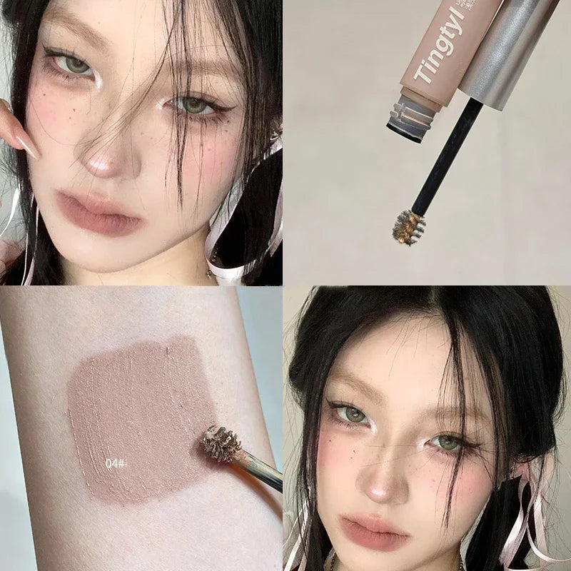 Mist Almond Natural Eyebrow Enhancer Dye Gel Tint Mascara Waterproof Lasting Quick Dry Dyeing Brow Tattoo Tinted Cream Makeup