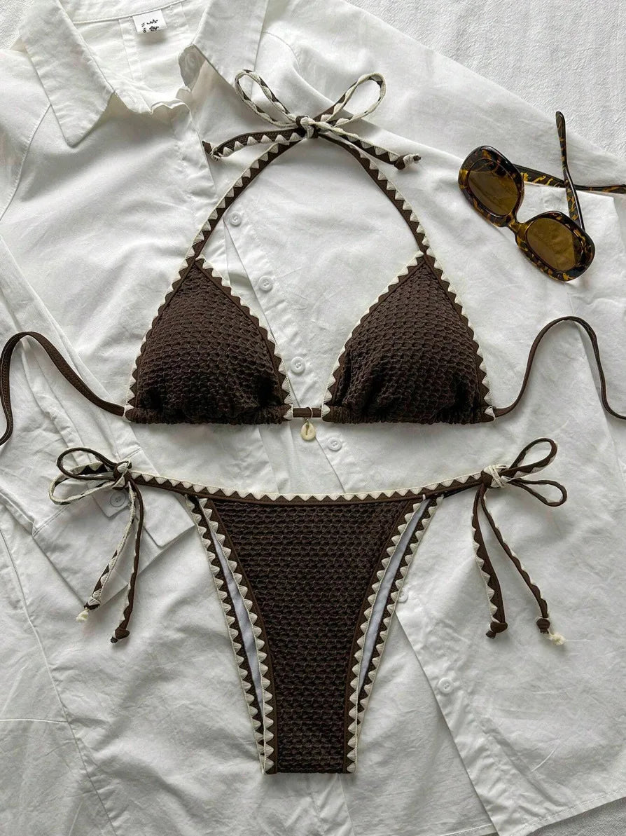 Summer Sexy Bikinis 2026 Women Swimwear Female Swimsuit For Swim Wear Bathing Suits Brazilian Bikini Set Beachwear Pool Bather
