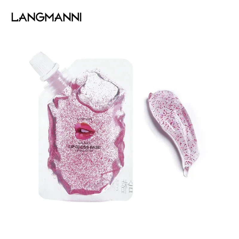 DIY Clear Lip Gloss Base Oil Non-Stick Moisturizing Lipstick Material Gel Lip Gloss Base Handmade Liquid Lipstick Makeup