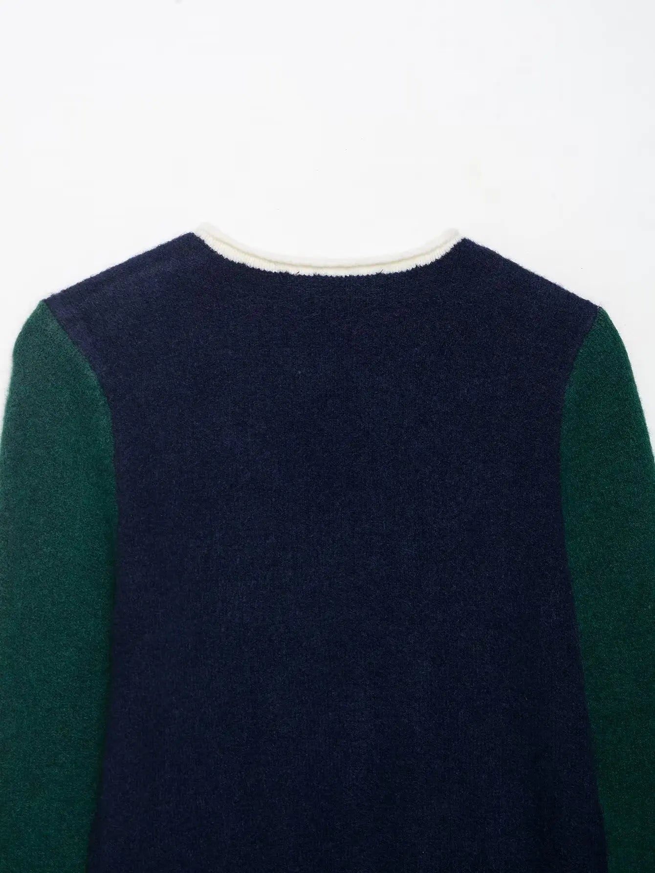 TFAFXY Women's 2025 Autunm Patchwork Knit Sweater Blend Fashion Ladies Loose Knitwear Pullover Top ﻿