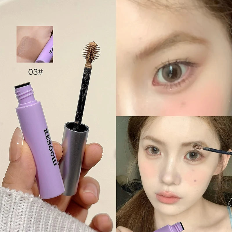 Mist Almond Natural Eyebrow Enhancer Dye Gel Tint Mascara Waterproof Lasting Quick Dry Dyeing Brow Tattoo Tinted Cream Makeup