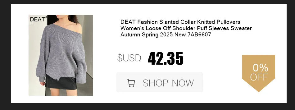 DEAT Fashion 3D Printed Wide Leg Curved Jeans Women's High Waist Loose Blue Streetwear Denim Pants New Tide Summer New 7AB9379