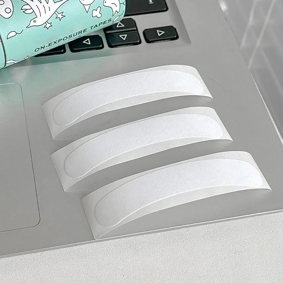 50pcs Double Sided Lingerie Clothes Tape Invisible Transparent Clothing Body Clear Tape Easy Tear Off For Women For Dress