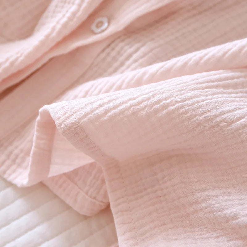 Pure Cotton Womens Pyjamas Set Embroidery Print Home Suits Pyjama Short Sleeve Pajamas 2023 Summer New 2Pcs Sleepwear