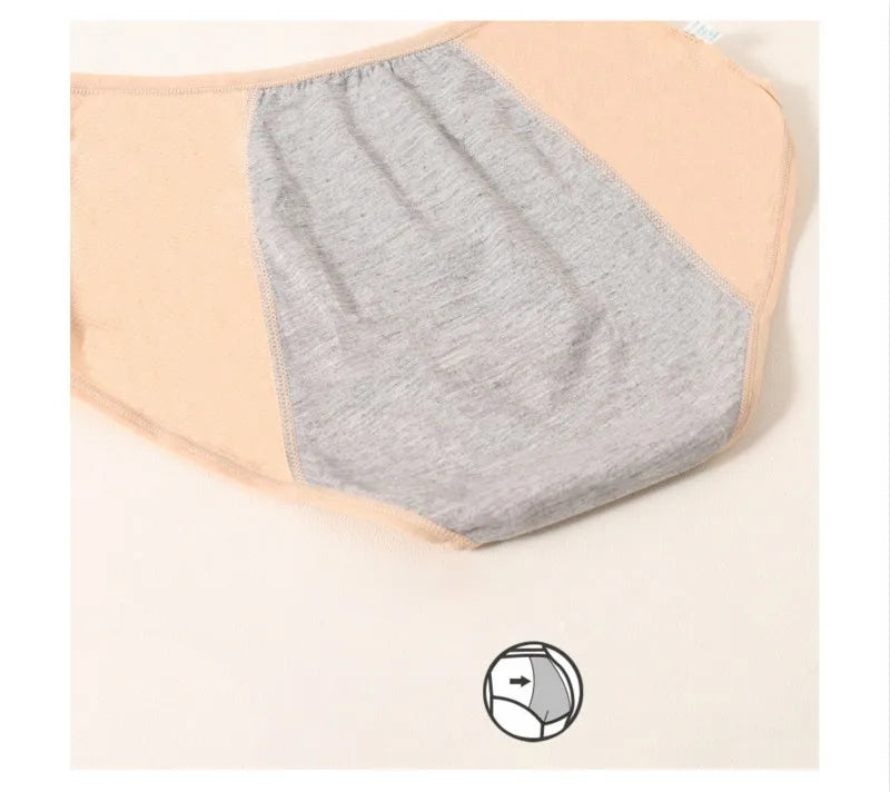 3pcs Leak Proof Menstrual Panties Physiological Pants Women Underwear Period Comfortable Waterproof Briefs
