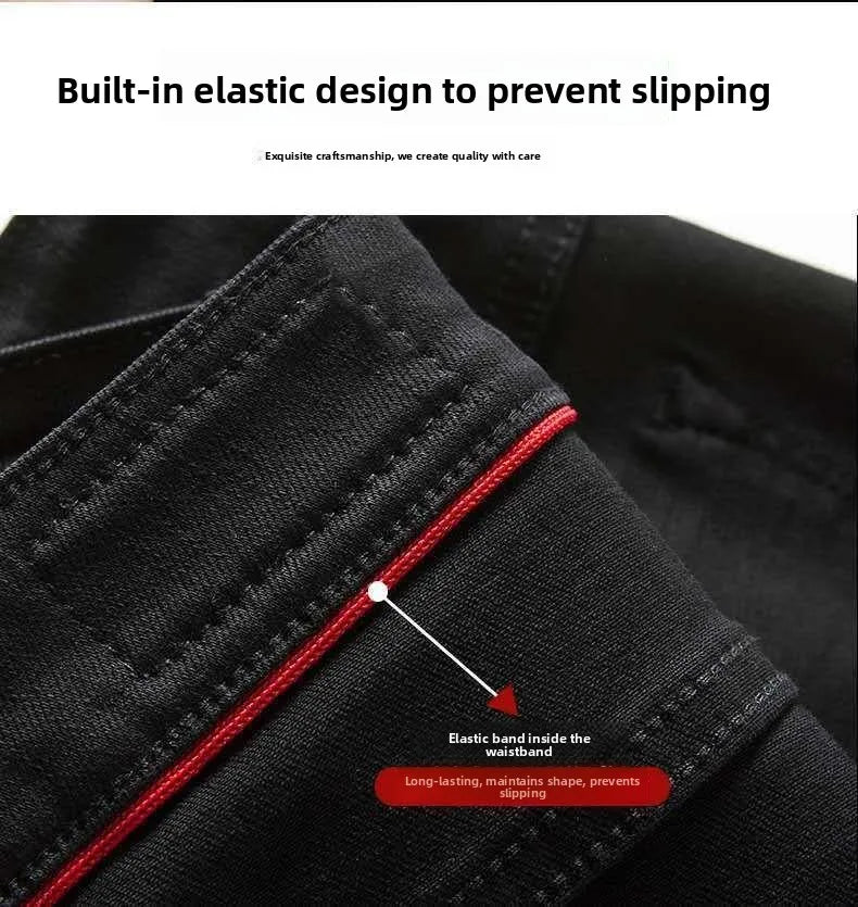 High Waist Women's Skinny Jeans Elastic e ey Slimming Versatile Long Pants Korean Sle Cotton Stretch Denim