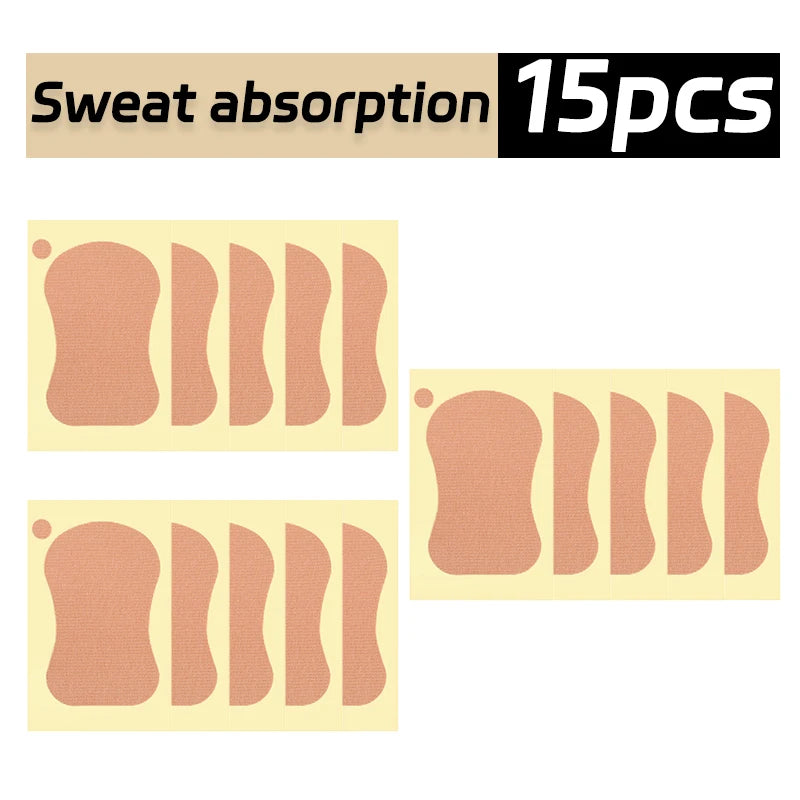 Armpit Sweatproof Patch Men Women Keep Clean Refreshing Self-adhesive Absorb Sweat Sticker Plantar Sweat Absorbing Light Paster