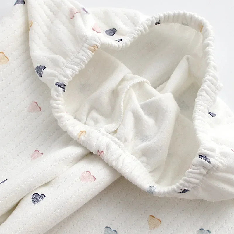Japanese ladies pajamas set 2026 new autumn and winter air cotton layer thickening long-sleeved cute home clothes pure cotton
