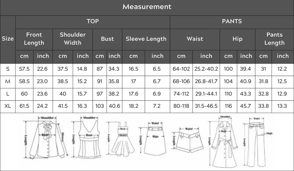 Summer Women's Pajamas Set Screw Neck Tee & Shorts Sleepwear 2 Pieces Heart Print Nightwear Elastic Drawstring Homewear Cloth
