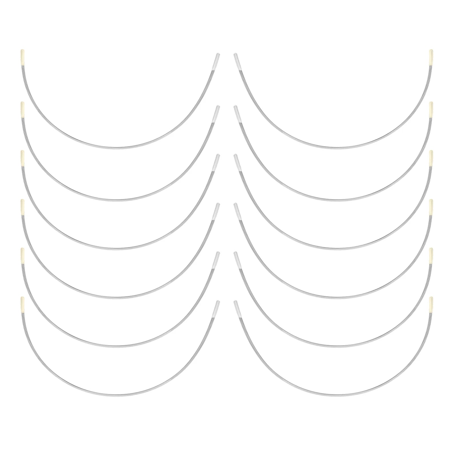6 Pairs/Lot Stainless Steel Handmade Bra Underwire Silver Replacing Wires Bra Underwire Replacement