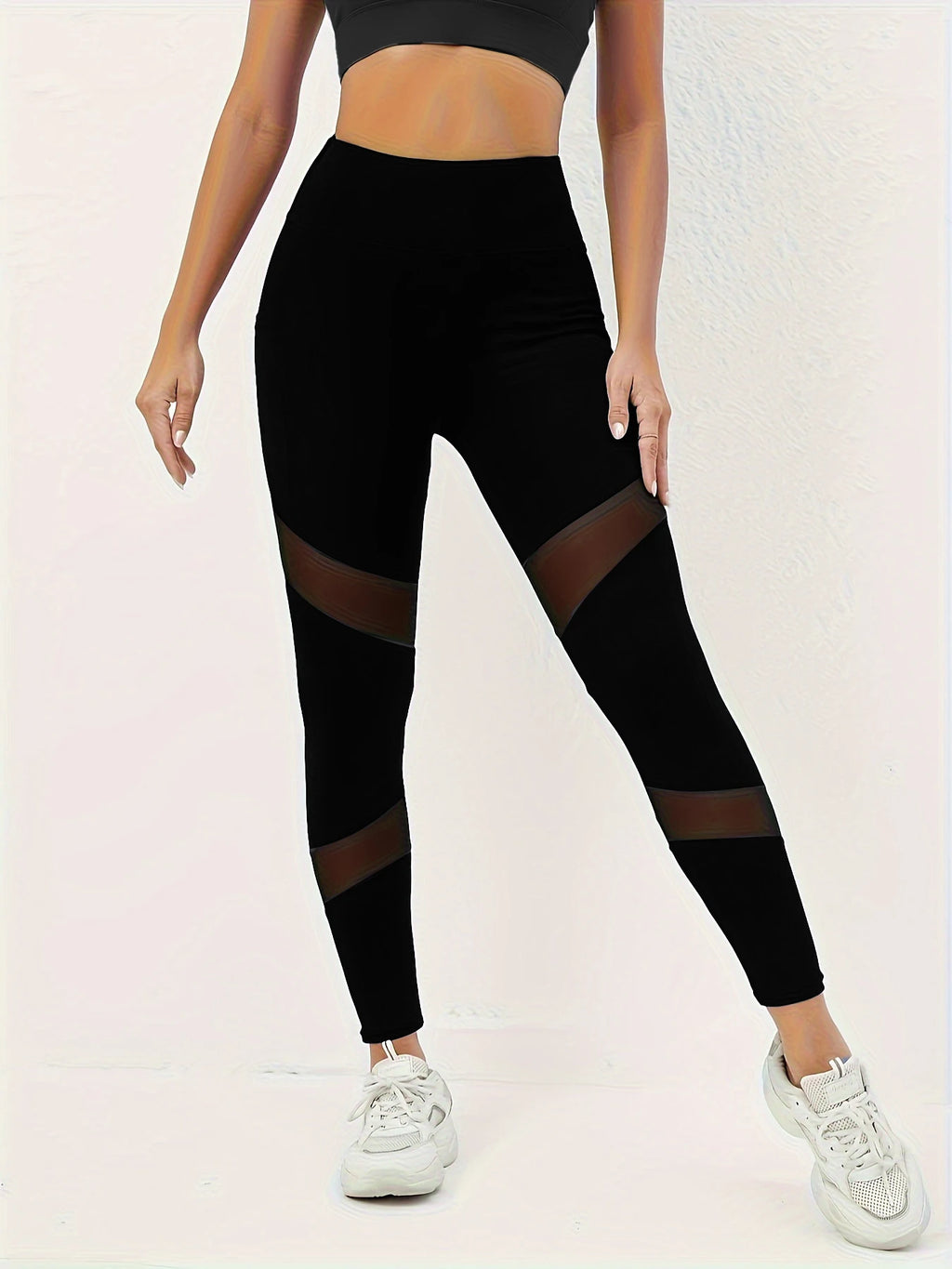 Ladies High Waist Mesh Women Leggings Fitness Breathable Push Up Leggings Women Quick Dry  Casual Leggin
