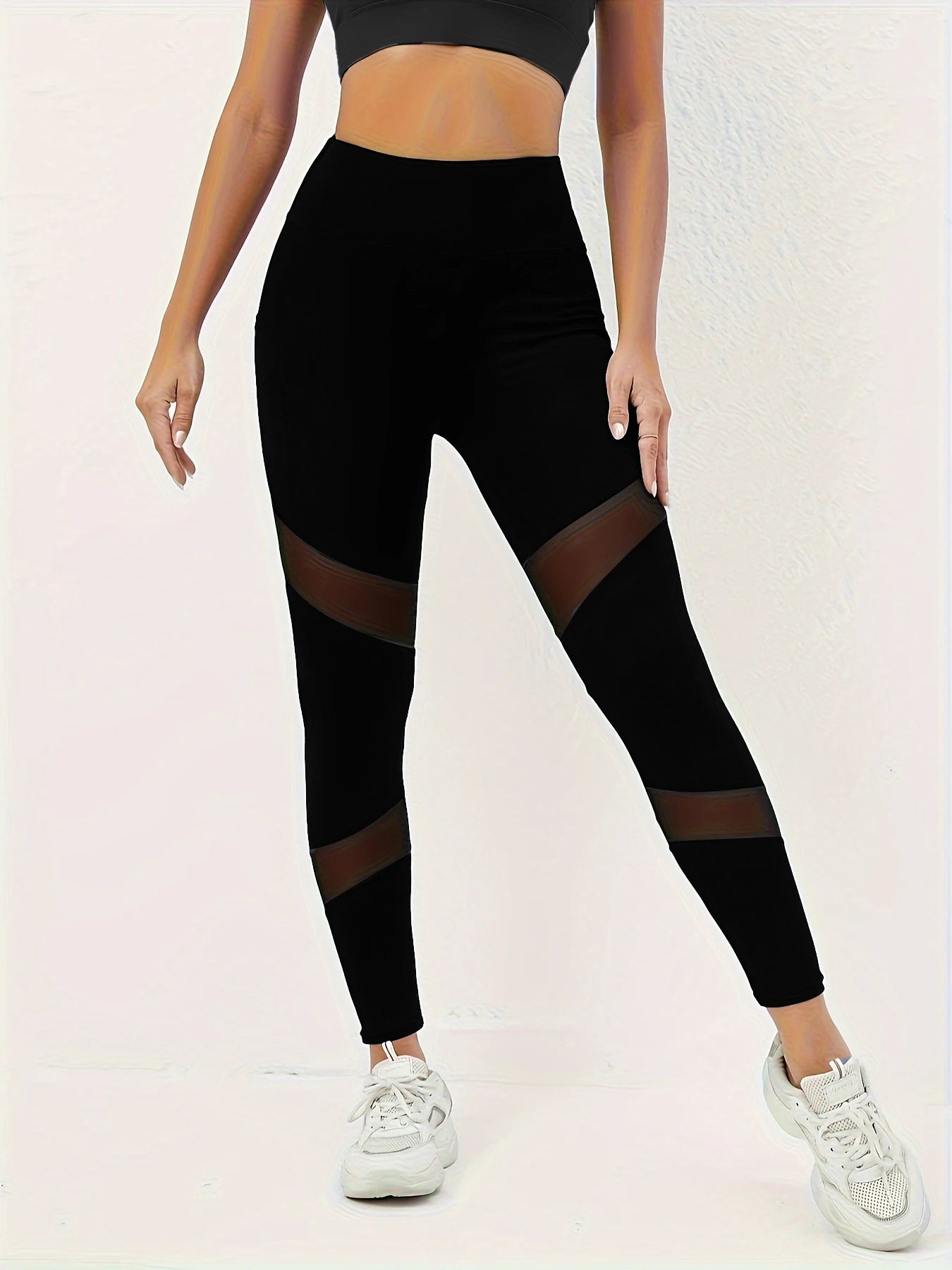 Ladies High Waist Mesh Women Leggings Fitness Breathable Push Up Leggings Women Quick Dry  Casual Leggin